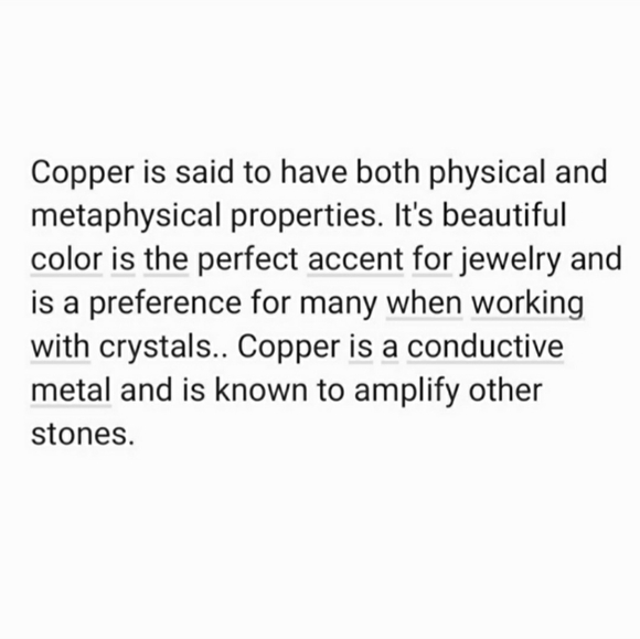 Larvikite w/ Garnet Copper pendant Necklace - Picture 12 of 12